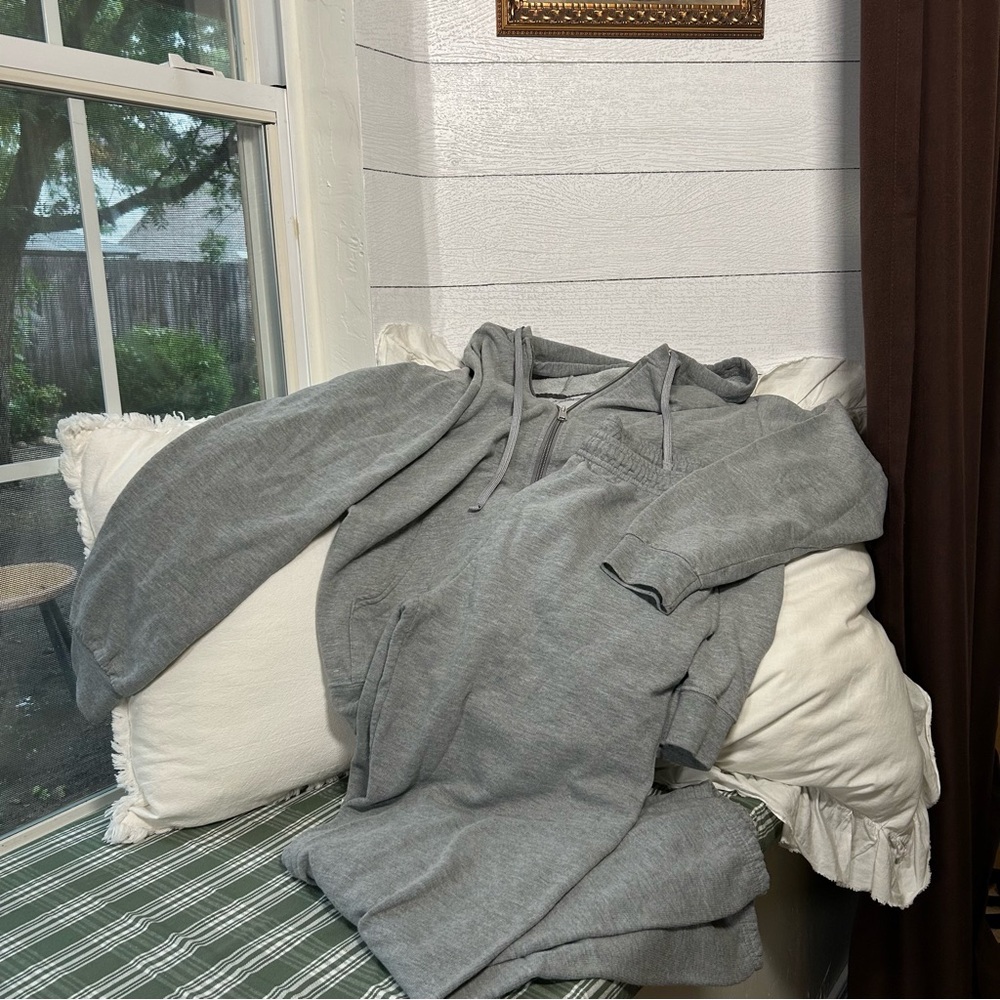 Fruit of the Loom Grey Sweat Set